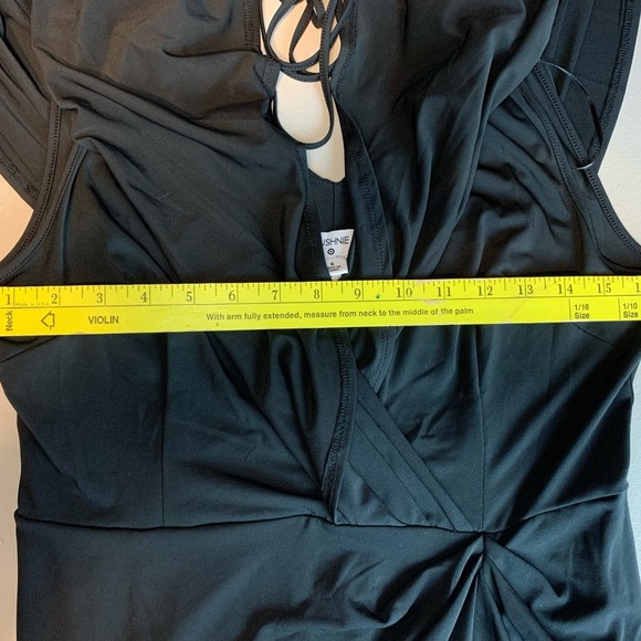 NWT Target Cushnie Black Hi-Low Mini Dress- Sz 6 - Picture 11 of 16